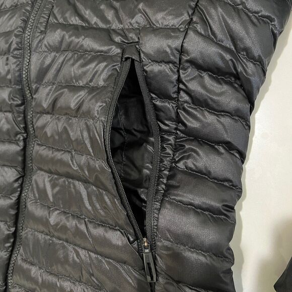 Adidas Terrex Women's Lite Down Hooded Puffer Jacket Black IB4199 Women’s Size M - Picture 5 of 9